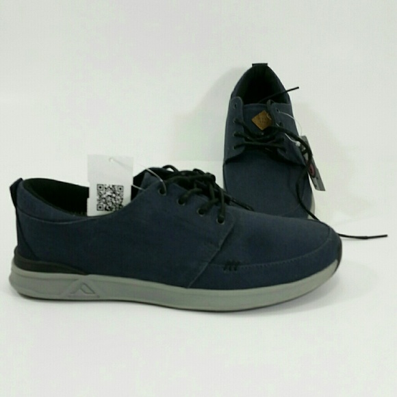 REEF Rover Low Canvas New Blue Sneakers sz 9 NWT - Picture 5 of 8